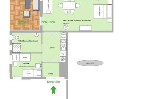 Gîte La Draï L'âme du trappeur au pied d'un volcan - Foto 8