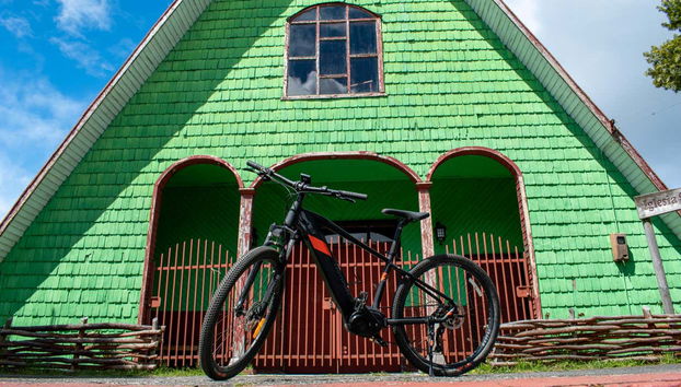 Bicicleta na ilha de Quinchao