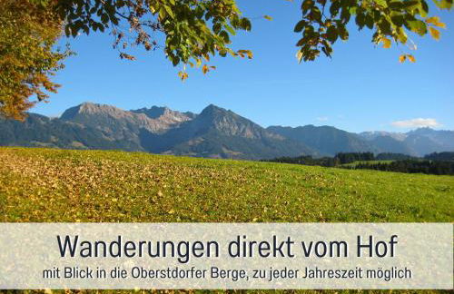 Biohof Burger, 3 sonnige Fewo, alle mit Balkon, Spielzimmer, Grillhütte, 7 km vor Oberstdorf - Photo 39