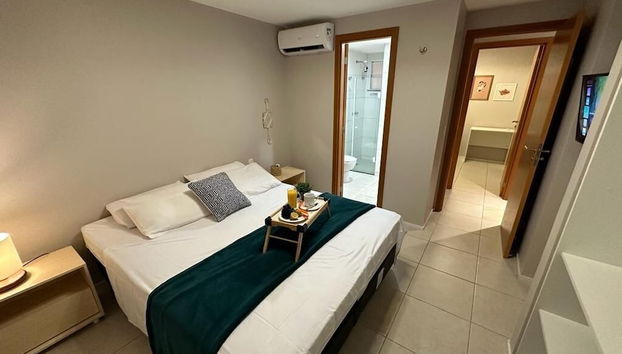 Porto Beach Conforto e Lazer a 200m do B Park - Foto 3, Quarto