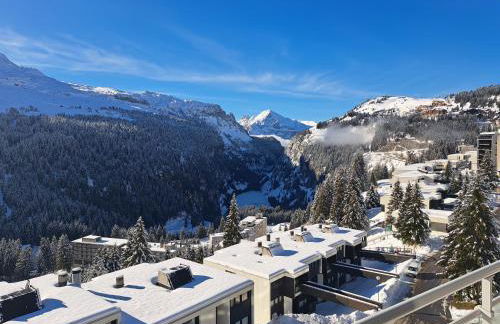 Penthouse 3-bedroom apartment, mountain views, large terrasse, piste access - Photo 10