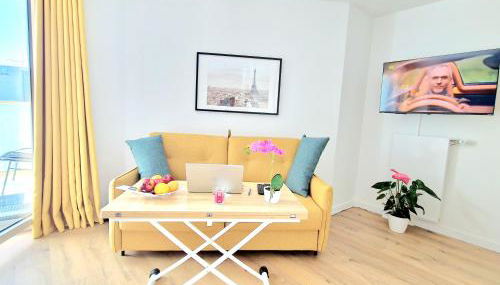 Stylish Stay Near Paris - 850m to Subway RER A - Netflix T1-4P - Foto 4