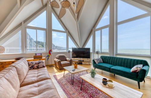 Le Poséidon - gîte exceptionnel face à la mer avec spa, terrasse, 4 chambres - Foto 8