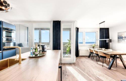 Exklusives Apartment Sunrise mit Whirlpool im 24-OG, Zugang zu Pool und Sauna - Foto 10