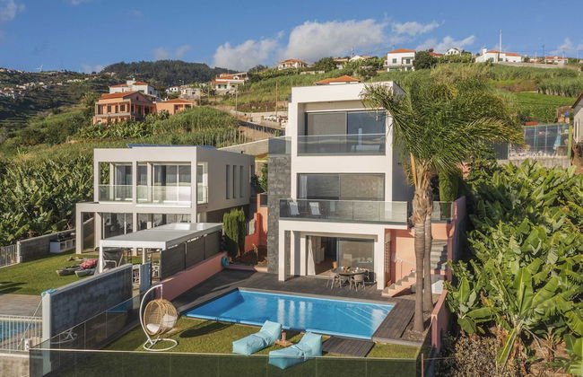 With Pool and Superb sea View - Villa Candelária - Foto 57