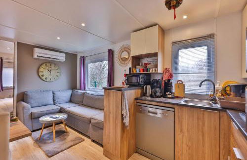 Grand Mobil Home 6 personnes climatisé avec 3 chambres et 2 salles de bains à Munster en Alsace - Foto 12