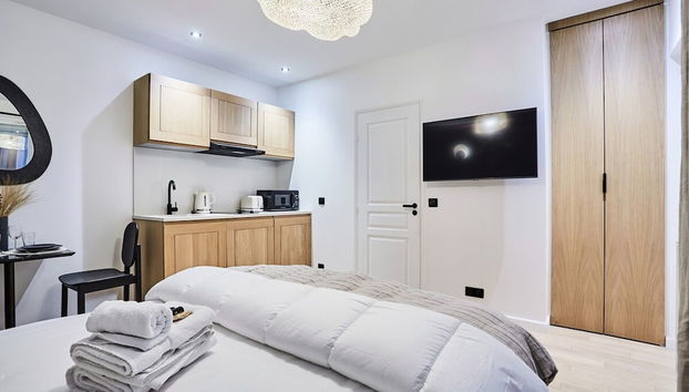 Superb New Studio in the Center of Paris/opera - Foto 3, Habitación