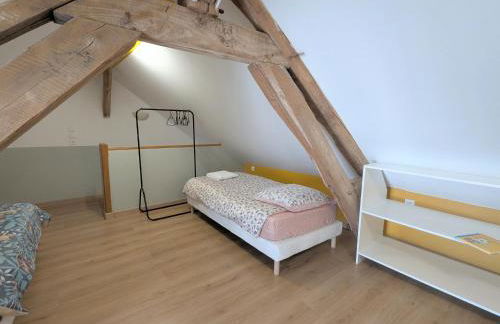 Séjour champêtre avec piscine partagée à Chabris - FR-1-591-739 - Foto 9