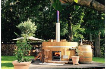 Premium Gruppenunterkunft fuer bis zu 25 Gaeste im Garten mit Badefass - Foto 9