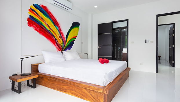 Open-space Design 4BR Pool Villa Luna - Foto 5, Habitación