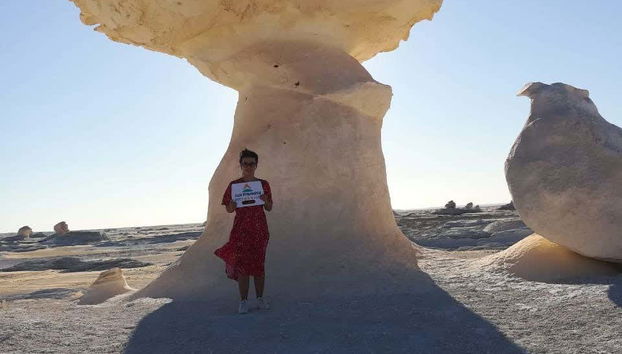 Visite du désert blanc d'Égypte