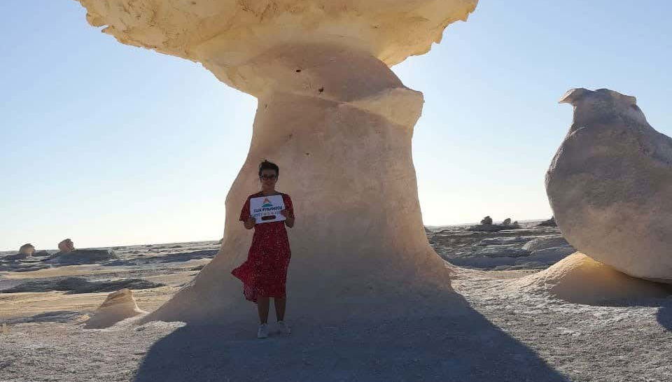 Visite du désert blanc d'Égypte