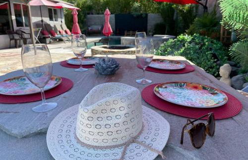 Mineral Saltwater Solar heated Pool & Spa Oasis with mountain views and Koi pond - Foto 73