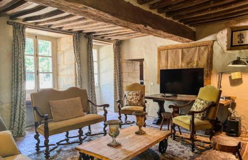 Manoir XV et Grange avec Piscine chauffée privée - Foto 28