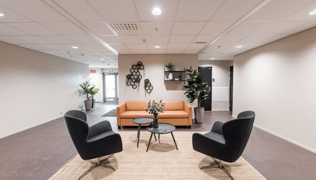 Coin salon dans le hall