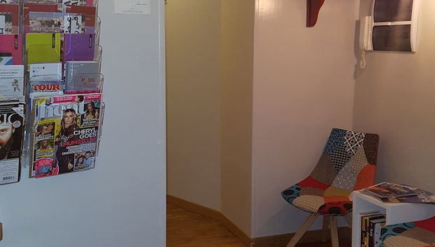 Zona de estar del vestíbulo