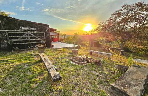 Sítio com lindo pôr do sol, tranquilidade na serra de Carrancas com riacho - Foto 30