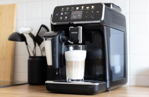 Zentrales Apartment Essen Kaffeevollautomat Parkplatz - Foto 8