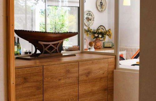 Superbe maison rénovée, 250m de l'océan, 12 pers, terrasse, jardin, proche plage Kerleven et golf - FR-1-481-164 - Foto 26