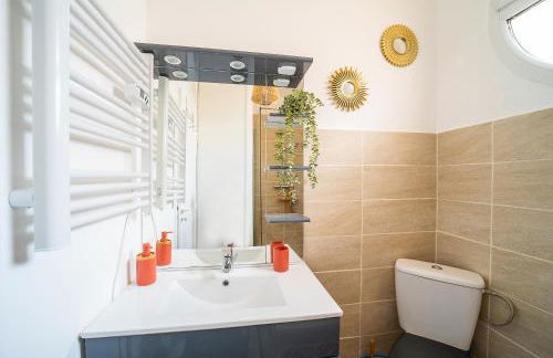 Le Cosy Perpignan Centre, 2 rooms, 2 bathrooms, free WIFI, free parking, lift, central, renovated, spacious - Foto 32