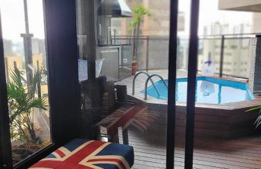 Morumbi, Apartamento Pub, SPA com hidromassagem, PISCINA Aquecida PRIVATIVA, LAREIRA, tudo que você precisa para descansar, trabalhar ou realizar aquela comemoração! Com total conforto e PRIVACIDADE! O Apt Nota 10 de SP! - Foto 57