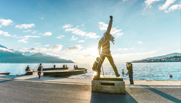 Estatua de Freddie Mercury en Montreux