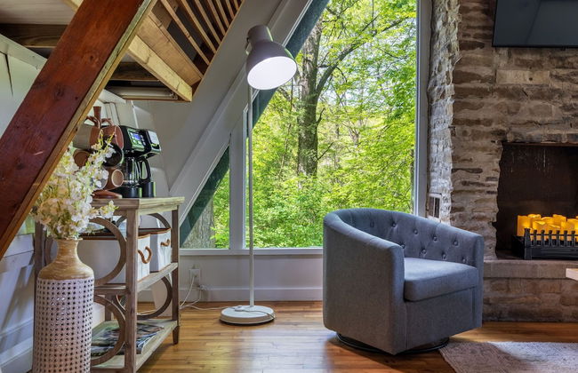 Lake View Hot Tub Modern A-frame - Foto 16