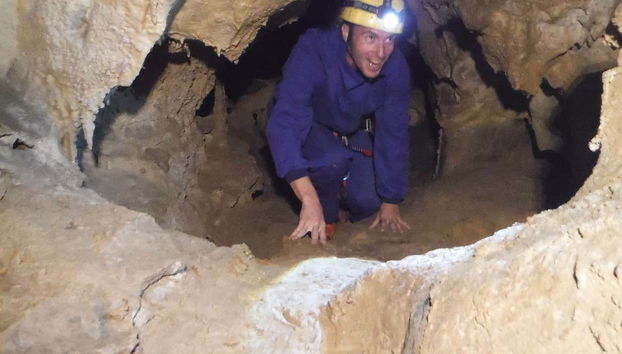 Caving in the Cueva del Nozal