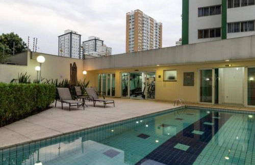 Studio Saint Charbel com vaga e varanda - rua do Hospital Sírio Libânes - Foto 10