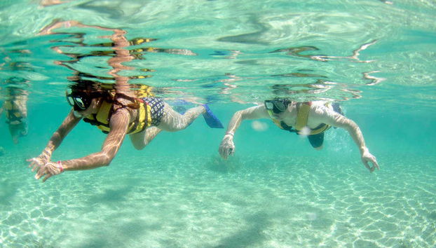 Snorkel na lagoa
