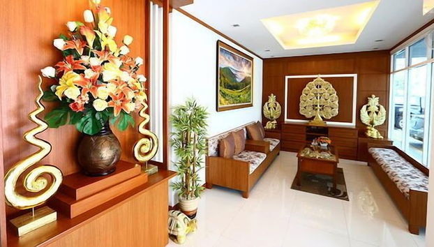 Coin salon dans le hall