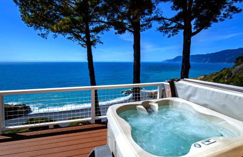 Gorgeous Oceanview, by OceanviewHotTubs Oceanfront! Shelter Cove, CA Tesla EV Station - Foto 42