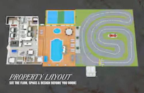 Unique Private Racing Track Villa in Miami Cinema - Foto 47