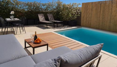 Villa Moderne de Standing avec Piscine Privée à 400m de la Plage - 4 Chambres - Foto 2, sunbed