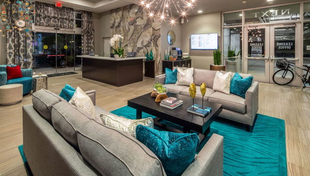 Sala de estar do lobby