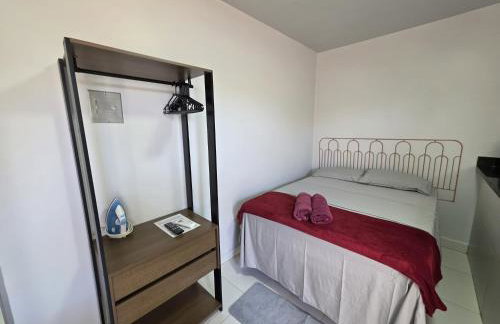 Suíte1 Individual Mobiliada com Ar Wi-Fi e Garagem Exclusiva - Foto 4