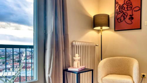 Le Panoramique - Grand T2 métro B Oullins - Foto 4