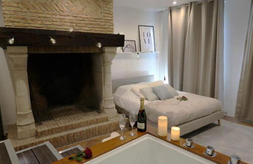 La Suite, love room, Grand Jacuzzi, port de plaisance de Saint Valery En Caux - Foto 5