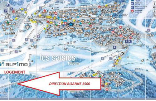 Appartement 5 pièces, 9 pers, skis aux pieds, parking, Les Saisies - FR-1-594-216 - Foto 16