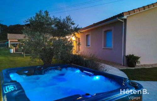 "Les Lièvres" House Air-conditioned Relaxation Oasis with Pool & Jacuzzi - Foto 64