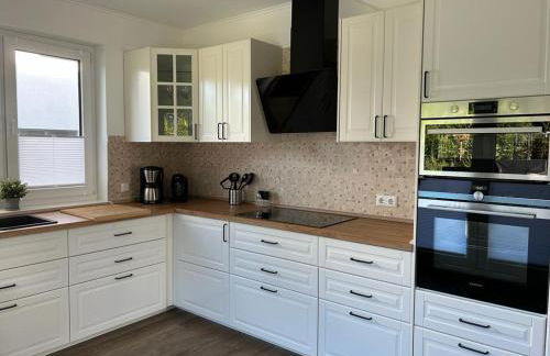 Exklusive Ferienwohnung bei Berlin, bis 5 Gäste, große Terrasse, Garten - Foto 19