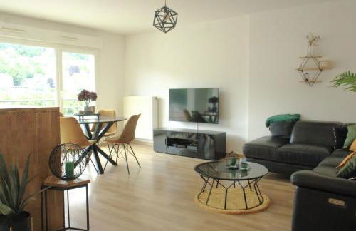 TheSkyFall , cosy appartement, terrasse & parking - Foto 13