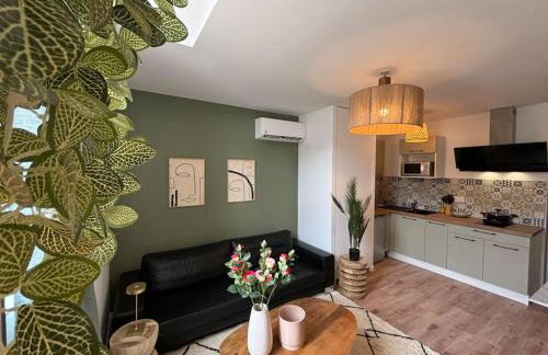 La Bulle Roanne centre-ville - Jaccuzi & Clim - Foto 13