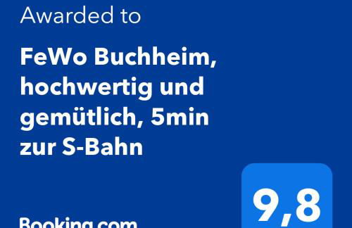 FeWo Buchheim, hochwertig und gemütlich, 5min zur S-Bahn - Photo 27