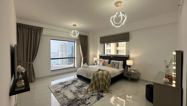 Manzil - Modern 3BR Home in JBR, Beach Front - Foto 2, Habitación