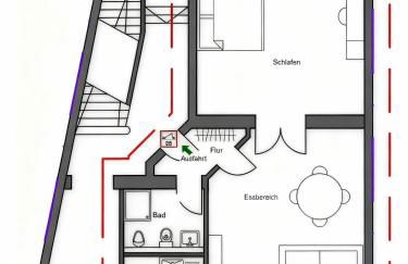 Urban Heritage Suite with work space in Düren Center - Foto 15