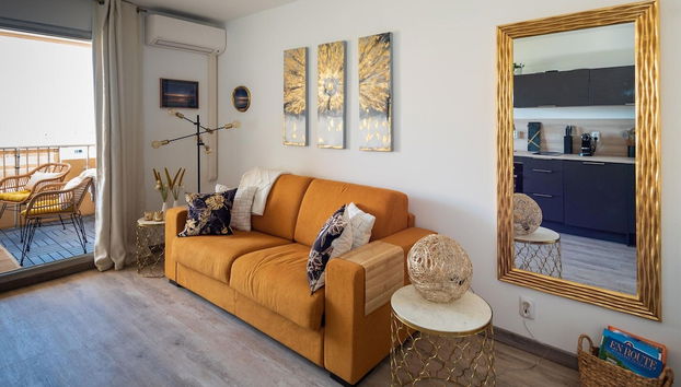 Modern Apartment With sea Views on the Cote Dazur - Foto 4, Zona de estar