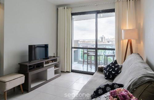 Apto com varanda e churrasq 500m da praia RML605 - Foto 6