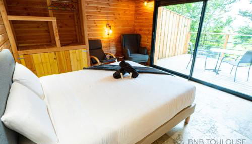 ORBIS - "Le Chalet des coteaux" - Cadre magnifique - Terrasse sans vis-à-vis - Parking privé - WiFi - Foto 5