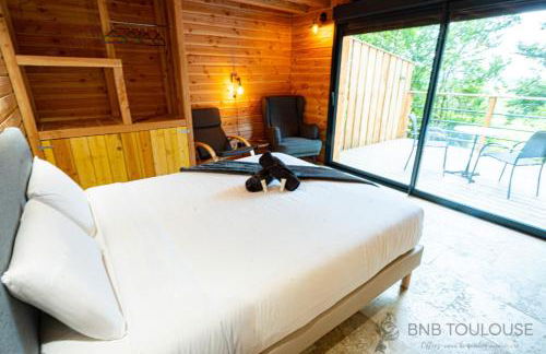 ORBIS - "Le Chalet des coteaux" - Cadre magnifique - Terrasse sans vis-à-vis - Parking privé - WiFi - Foto 5